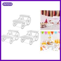 Đế trưng bày bánh cưới Giá đỡ bánh cưới Hộp đựng kẹo ăn nhẹ Phục vụ 2 tầng