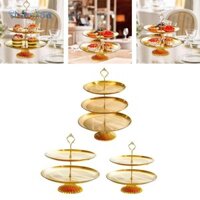 Đế trưng bày bánh Thép không gỉ Món tráng miệng Cupcakes Đứng Đĩa trái cây Giá đỡ bánh Cupcake