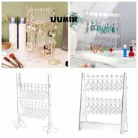 Đế trưng bày bông tai UUMIR, Giá đỡ bông tai trong suốt Acrylic, Kệ để bàn Thu nhỏ Móc treo áo trang sức DIY Giá đỡ trưng bày