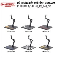 Đế trưng bày đồ chơi mô hình Gundam X MODEL DX01 Action Base kiểu mới 1/144 (HG, RG, SD, MG)