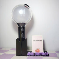 Đế trưng bày lightstick kpop kèm ô để photocard - BTS (ghi chú chữ khi đặt hàng)