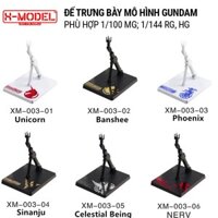 Đế trưng bày mô hình đồ chơi Gundam, X-MODEL XM003  Action Base (HG, RG,MG ) phù hợp 1/100; 1/144