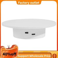 Đế trưng bày xoay có động cơ, Đế bàn xoay xoay điện 360 Lười, chịu tải 11Lbs, để chụp ảnh