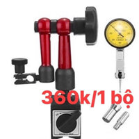 Đế từ nhỏ + Đồng hồ so chân gập rà kim , đế khớp xoay 360 độ , hàng Đài Loan chất lượng tốt , chính xác cao , giá tốt