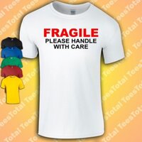 Dễ vỡ Vui lòng cầm áo thun chăm sóc | Chăm sóc bản thân | Sức khỏe tâm thần |