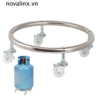 Đế xăng bình xăng NOVALINX, Bánh phanh Khay propan di động, Di chuyển tiện lợi Mạnh mẽ Khả năng mang theo Cây cảnh Mover
