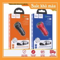 [Dế Xinh] [Hàng chính hãng] Bộ sạc xe hơi Hoco Z37 - Cổng đôi QC3.0 Dành cho điện thoại iPhone iP Xiaomi Huawei Samsung