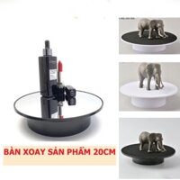 Đế xoay bàn xoay trưng bày bàn xoay sản phẩm 15cm 20cm 25cm 32cm Đế quay livestream quay mô hình đẹp 360 độ như studio