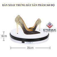 Đế xoay trưng bày sản phẩm 360 độ, bàn xoay quay video sản phẩm sinh động tuyệt đẹp