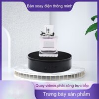 ĐẾ XOAY TỰ ĐỘNG 360 ĐỘ ĐƯỜNG KÍNH 15CM CHỊU LỰC 3KG - HỖ TRỢ CHỤP ẢNH SẢN PHẨM - SẠC USB - BH 6 THÁNG