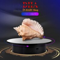 ĐẾ XOAY TỰ ĐỘNG 360 ĐỘ ĐƯỜNG KÍNH 15CM CHỊU LỰC 1.5KG HỖ TRỢ CHỤP ẢNH SẢN PHẨM - SẠC USB - BẢO HÀNH CHÍNH HÃNG