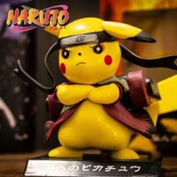 Đề xuất cửa hàng # Có hàng Naruto Hidan Kakashi Sage Cosplay Pikachu Sasuke Pikachu mô hình ninja trang trí 2ff