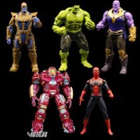 Đề xuất cửa hàng # Còn hàng, mô hình đồ chơi hành động Avengers 4 Thanos Iron Man MK44 Hulkbuster Hulk Spider-Man, mô hình trang trí 3FF