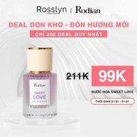 [DEAL DỌN KHO - ĐÓN HƯƠNG MỚI] NƯỚC HOA NỮ RODIAN SWEET LOVE - Rosslyn