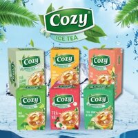 [Deal Hời] Combo 6 Trà Hòa Tan Cozy Best Seller (Hộp 16 gói) Trà Đào, Trà Vải, Trà Chanh Dây Trà Bí Đao Các Vị Trà Uống