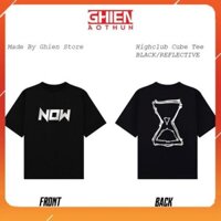 DEAL Hót  Áo Thun Now SaiGon Phản Quang OVERSIZE Tay Lỡ Streetwear Nam Nữ M/ XL