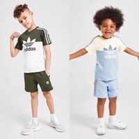 [DEAL HOT] Đồ bộ cộc tay bé trai - Bộ thể thao adidas phối 2022 cho bé trai size 2-10t