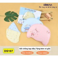 [DEAL HOT] DOKMA DS107 GỐI CHỐNG BẸP ĐẦU CHẤT COTTON ORGANIC CAO SU NON TỰ NHIÊN (TẶNG KÈM VỎ GỐI)