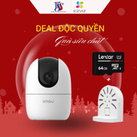 [DEAL HOT] Mua camera imou quay quét 360 độ A32EP 3MP tặng kèm thẻ 64Gb và giá dome treo tường - Bảo hành 2 năm