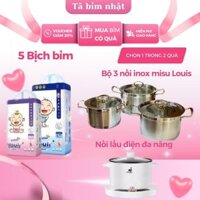 (Deal kèm quà tặng) Combo 5 bịch bỉm quần Youli Tý Quậy tinh chất lựu đỏ,đủ size từ NB đến 3XL