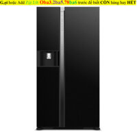 DEAL-R-SX800GPGV0(GBK) -Tủ lạnh Hitachi Inverter 573 lít R-SX800GPGV0(GBK) - Làm đá tự động,Cảm biến, .