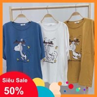 [DEAL SỐC]  Áo Thun Nữ Tay Lỡ Form Rộng