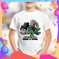 DEAL SỐC- Áo thun trẻ em Minecraft in tại shop giá siêu rẻ  / mẫu áo thun hót