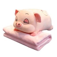 [DEAL SỐC] BỘ GỐI LỢN KÈM CHĂN SIÊU MỀM MỊN TO ĐẸP DỄ THƯƠNG ( HEO MỠ ) hot hit