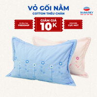 [DEAL SỐC COMBO] Vỏ Gối Nằm 100% Cotton Sateen - thoáng mát - Trơn, Thêu, Đơn giản - THANH THUY