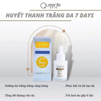 Deal sốc Mua 2 Huyết Thanh 7 Days Queenie Skin 50ml Tặng 1 Sửa rửa mặt 120g  Làm Đẹp Da, Chống Lão Hóa.Trắng hồng