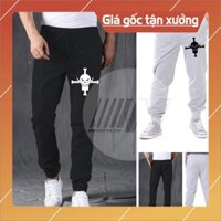 DEAL SỐC- Quần Jogger Nam In Logo Râu Trắng One Piece