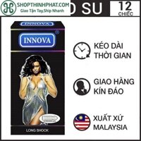 [DEAL SỐC][CHÍNH HÃNG] Bao cao su INNOVA chống xuất tinh sớm, Hộp 12 bao ,BCS Gai lớn nổi quanh thân_Giữ lửa yêu lâu hơn