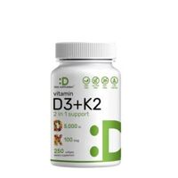Deal Supplement Vitamin D3 + K2 5000IU 250 Viên