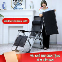 [DEAL XỊN 50%] Bộ vải thay lắp dành cho ghế xếp thư giãn, ghế thư giãn tựa lưng, lắp đặt dễ dàng độ bền tốt chịu tải cao