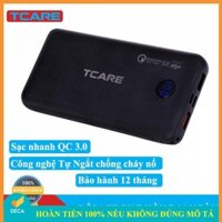 Deca - Pin sạc dự phòng 20000mAh sạc nhanh QC 3.0 Tcare T202 Hiển Thị Pin LCD