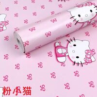 DECAL 5M GIẤY DÁN TƯỜNG KHỔ 45CM ( có sẵn keo ) - HELLO KITTY BỰ NƠ XINH AT216