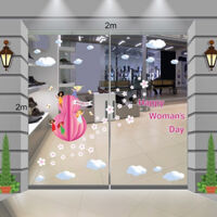 Decal 8/3 Happy woman day mừng ngày quốc tế phụ nữ dán kính đẹp ở TPHCM
