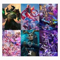 [DECAL] A5 In Màu - Set 50 Tờ Poster Giấy Dán Tường - HÌNH POSTER GAME LIÊN QUÂN - Decor Trang Trí Nhà | MS: 111601