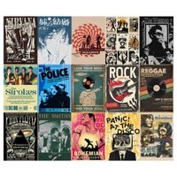 [DECAL] A5 In Màu - Set 50 Tờ Poster Giấy Dán Tường - HÌNH MUSIC