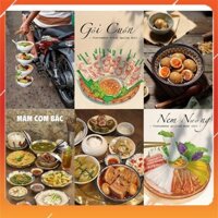 [DECAL] A5 In Màu - Set 50 Tờ Poster Giấy Dán Tường - HÌNH POSTER MÓN ĂN VIỆT - Decor Trang Trí Nhà | MS: 111579