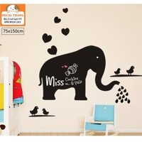 Decal Bảng Đen viết phấn Elephant - Con Voi