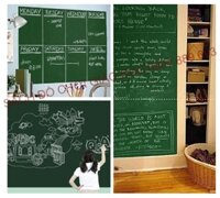 Decal bảng xanh viết phấn, đen viết phấn, trắng viết bút lông bút dạ kích thước 60x200cm