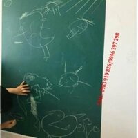 Decal bảng xanh viết phấn hoặc bút neon cỡ 100cm x 70cm