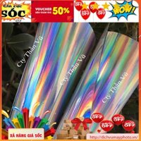 Decal bologram 50m - 61cm 7 màu (051mx100m) hàng chất lượng INECO