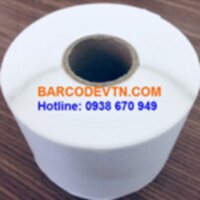 Decal cảm nhiệt trực tiếp 55x45mm cuộn 30m lõi 1 inch