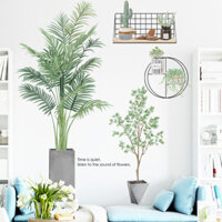 Decal cây xanh tươi tốt, có sẵn keo, dán phòng ngủ, TPHCM