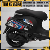 Decal Chế Dán Xe Vespa Sprint / Primavera Mẫu Martini | VPSP33 | Tem Rời Cắt Sẵn Dễ Dán, Chống Nước