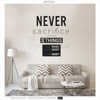 Decal chữ dán tường chủ đề gia đình - WTF015