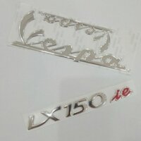 Decal chữ nổi dán sườn xe Vespa 150/ bộ tem dán xe Vespa