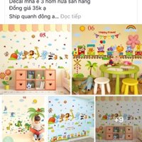 Decal con vật ngộ nghĩnh